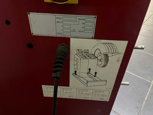 1996 teco 60 banden balanceerapparaat - afbeelding 5 van  9