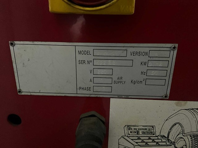 1996 teco 60 banden balanceerapparaat - afbeelding 7 van  9