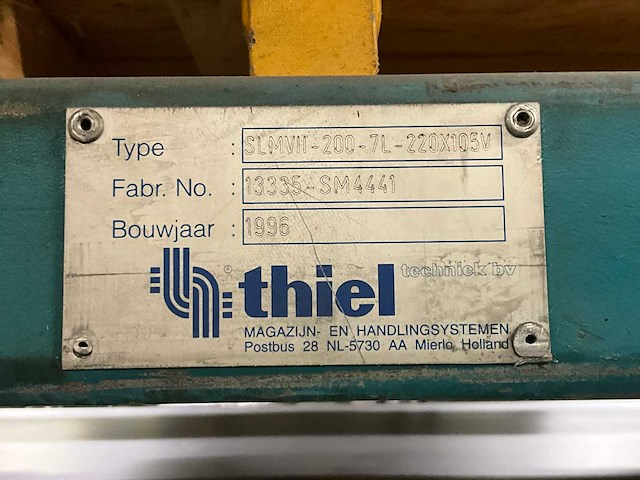 1996 thiel slmvii-200-7l-220x105v platenstelling - afbeelding 6 van  6