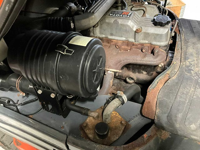 1996 toyota 62 6fdf25 vorkheftruck - afbeelding 2 van  6