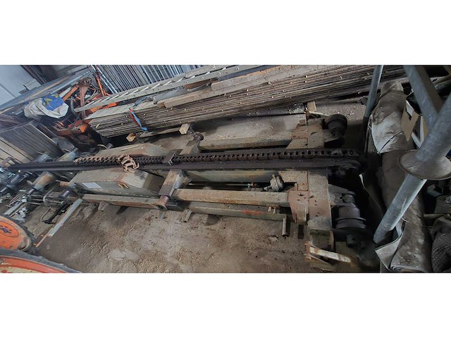 1996 translift tl-26.65 container ketting systeem chassis - afbeelding 4 van  5