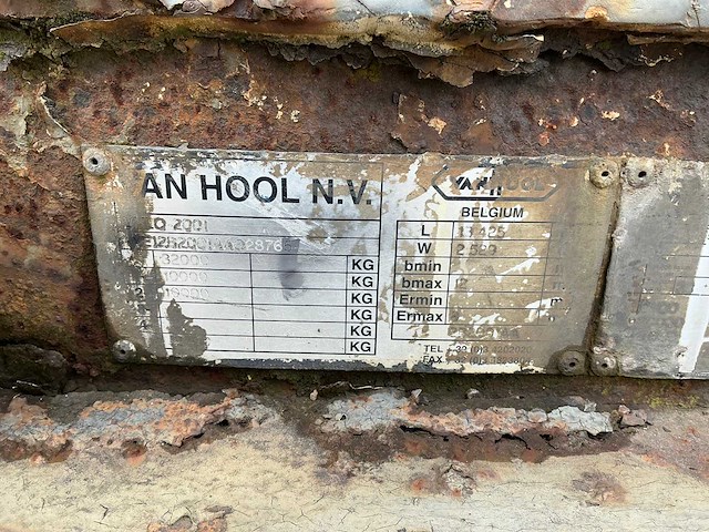 1996 van hool 2b2001 oplegger - afbeelding 5 van  10