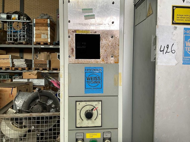 1996 vötsch efu 60/60 laboratoriumoven - afbeelding 5 van  6