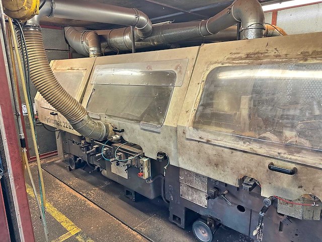 1996 weinig hydromat 22 bl 4-zijdige profileer- en schaafmachine - afbeelding 4 van  10