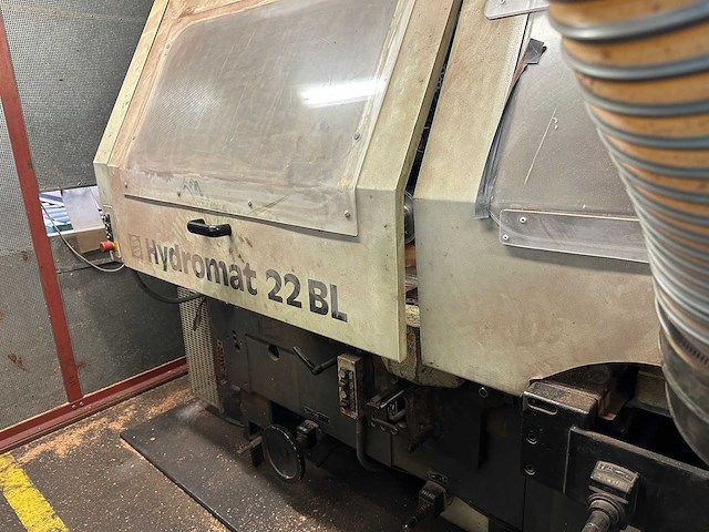 1996 weinig hydromat 22 bl 4-zijdige profileer- en schaafmachine - afbeelding 6 van  10
