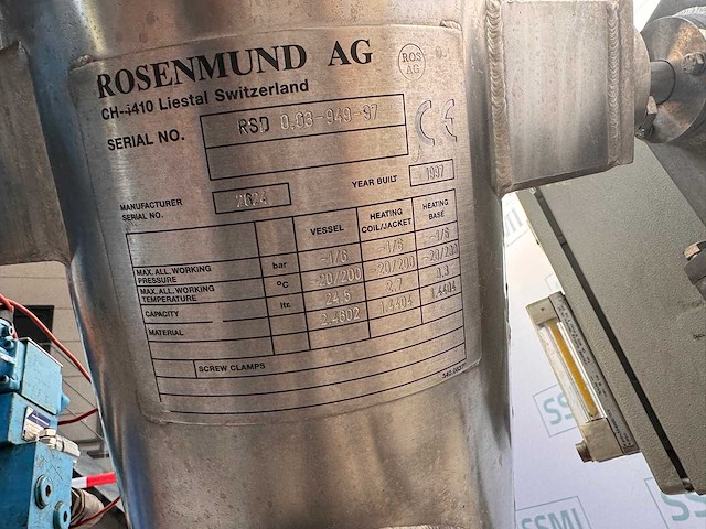 1997 - rosenmund - rsd 0,03-949-97 - rosenmund - afbeelding 20 van  20