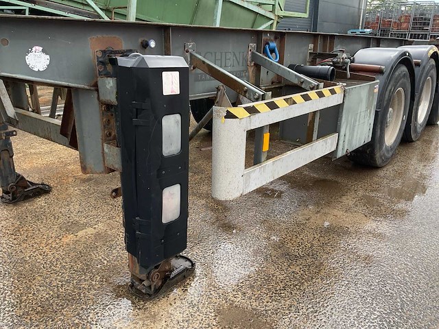 1997 - van hool - 3b0049 - 30ft container trailer - afbeelding 3 van  4