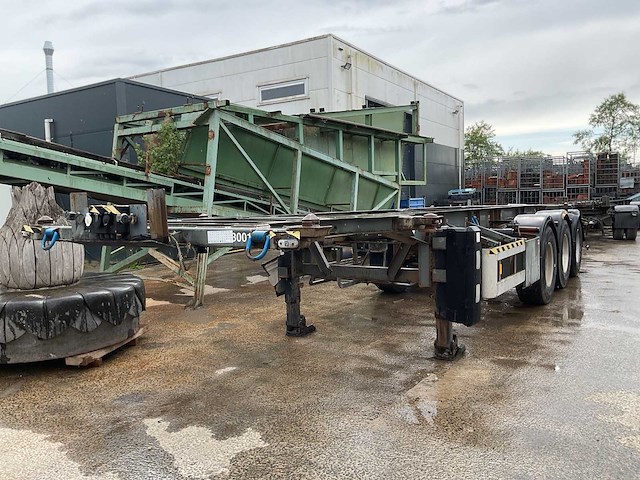 1997 - van hool - 3b0049 - 30ft container trailer - afbeelding 1 van  8
