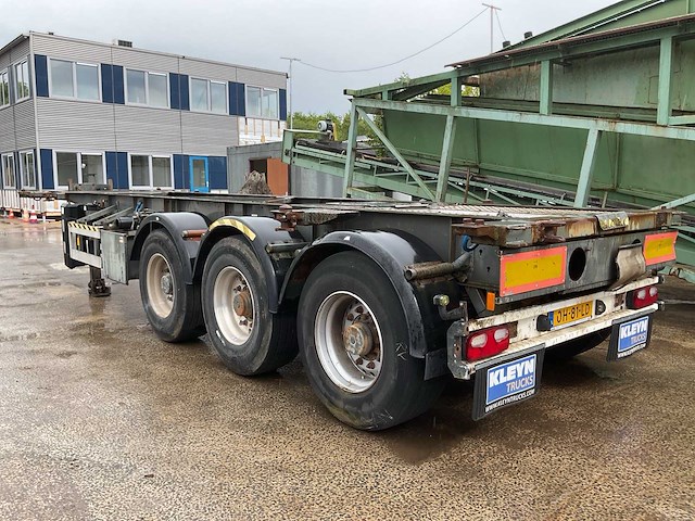 1997 - van hool - 3b0049 - 30ft container trailer - afbeelding 5 van  8