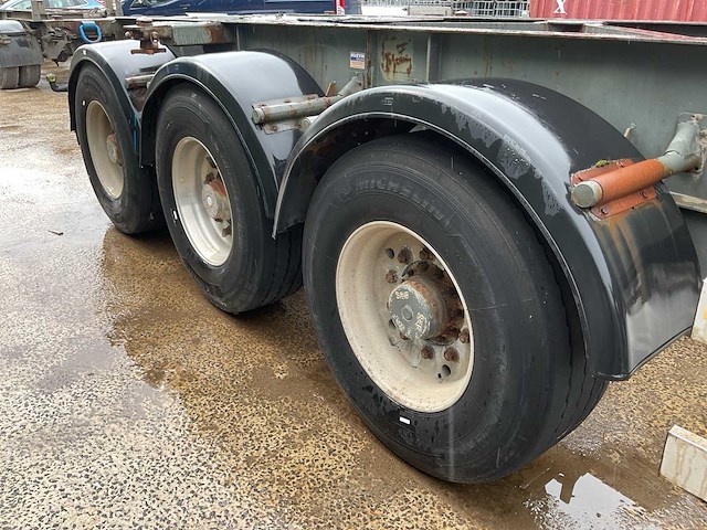 1997 - van hool - 3b0049 - 30ft container trailer - afbeelding 8 van  8