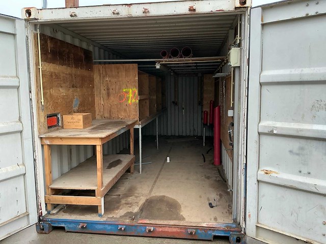 1997 20ft zeecontainer met werkplaatsinrichting - afbeelding 9 van  13