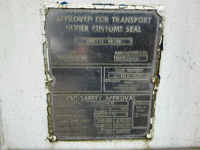 1997 20ft zeecontainer met werkplaatsinrichting - afbeelding 3 van  11
