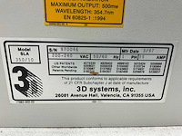 1997 3d-systems sla-3500 3d printer - afbeelding 8 van  16