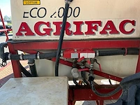 1997 agrifac eco 2024 eh getrokken veldspuit – 2.000 liter – 24 meter – 7 secties - afbeelding 11 van  24