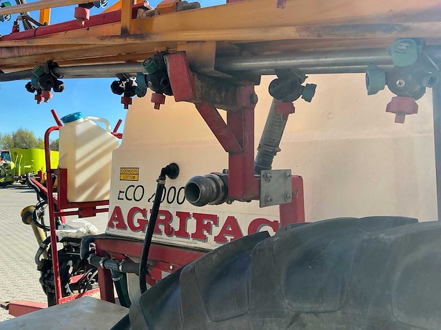 1997 agrifac eco 2024 eh getrokken veldspuit – 2.000 liter – 24 meter – 7 secties - afbeelding 14 van  24
