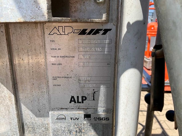 1997 alp-lift phci940 hoogwerker - afbeelding 4 van  7