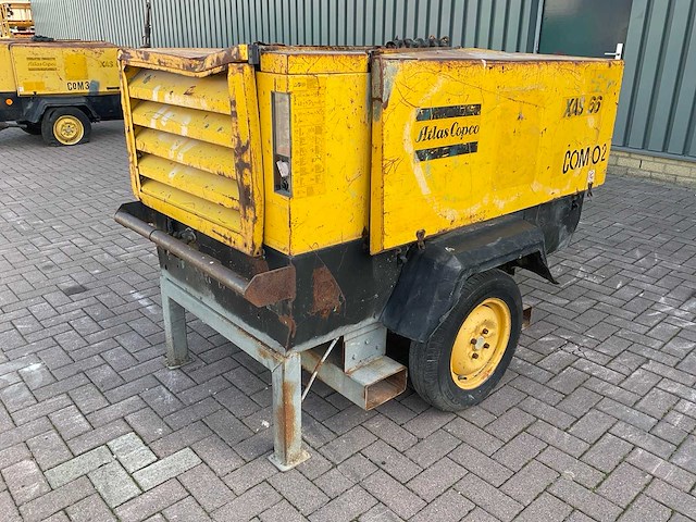 1997 atlas copco xas 66 luchtcompressor - afbeelding 6 van  12