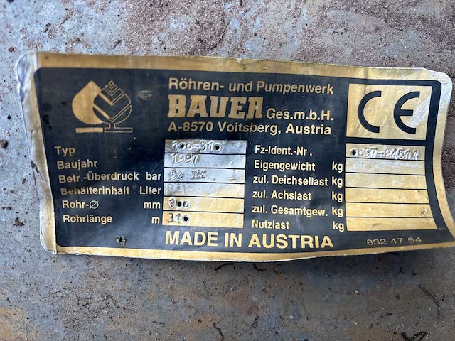 1997 bauer rainstar 100-310 tx beregeningshaspel - afbeelding 14 van  21