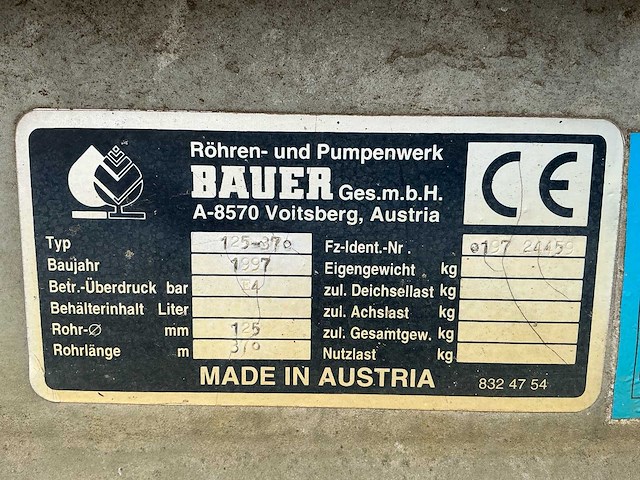 1997 bauer rainstar e4 125-370 beregeningshaspel - afbeelding 27 van  33