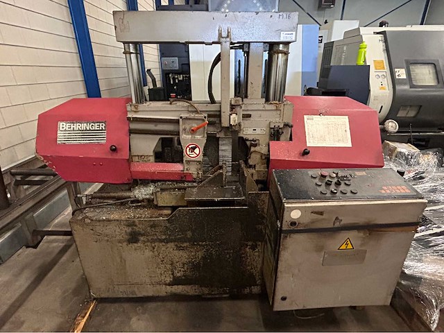 1997 behringer hbp 263a metalen horizontale bandzaagmachine - afbeelding 3 van  10