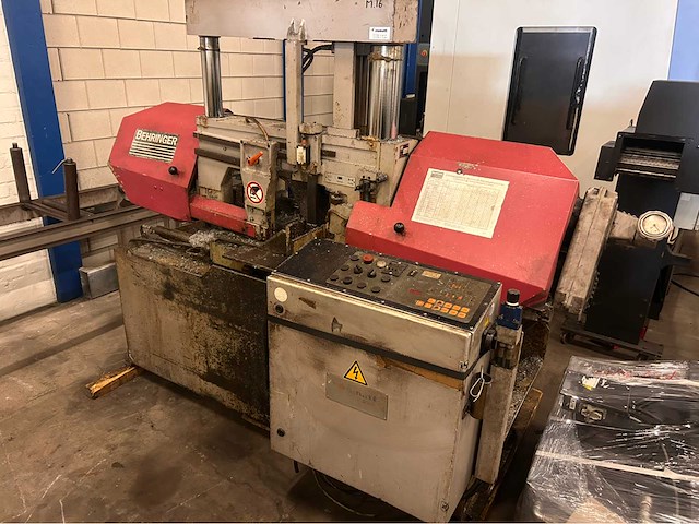 1997 behringer hbp 263a metalen horizontale bandzaagmachine - afbeelding 4 van  10