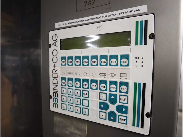 1997 binder+co mk3-re folie verpakkingsmachine (3x) - afbeelding 2 van  12