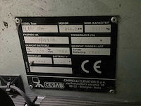 1997 cesab blitz 416 vorkheftruck - afbeelding 8 van  19