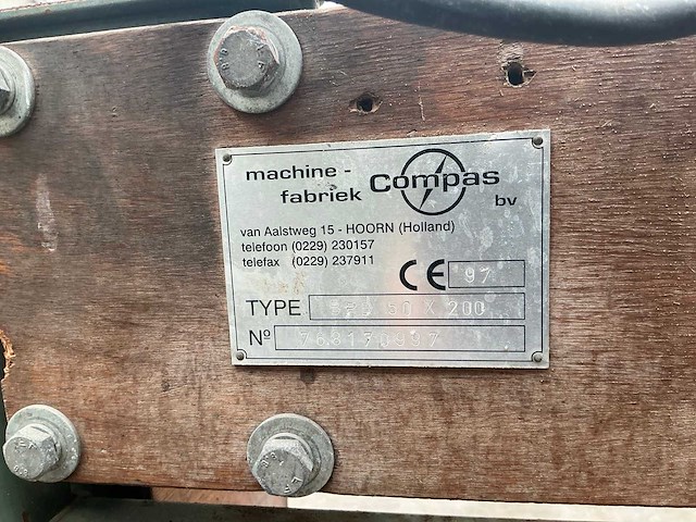 1997 compas bp 115 pelmachine - afbeelding 5 van  5