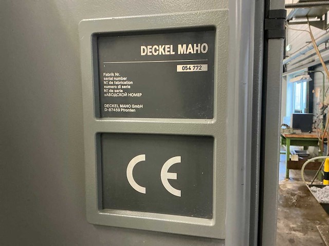 1997 deckel-maho dmu 50 vl verticaal bewerkingscentrum - afbeelding 4 van  31