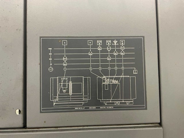 1997 deckel-maho dmu 50 vl verticaal bewerkingscentrum - afbeelding 6 van  31