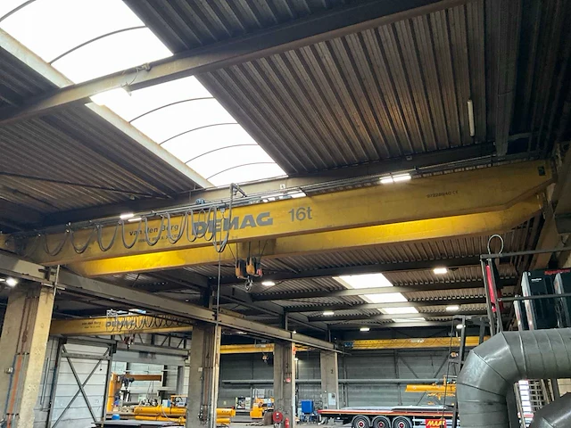 1997 demag 16t bovenloophalkraan - afbeelding 2 van  6
