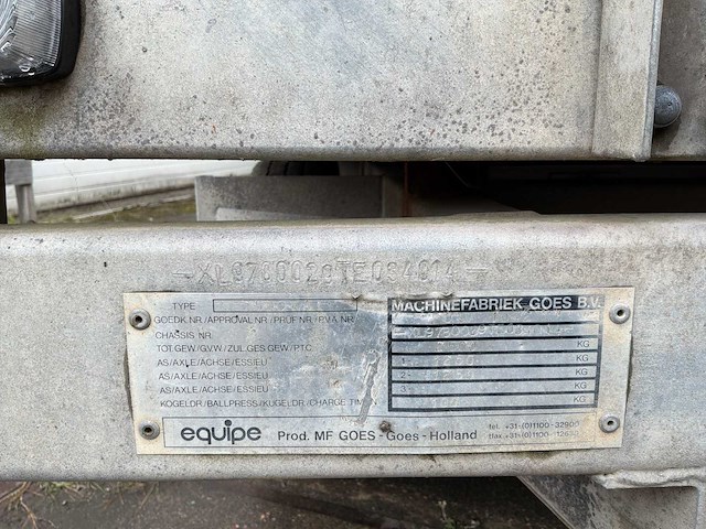 1997 equipe 2500 ka kiep aanhanger - afbeelding 2 van  16