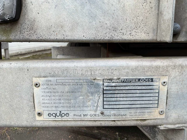 1997 equipe 2500 ka kiep aanhanger - afbeelding 2 van  16