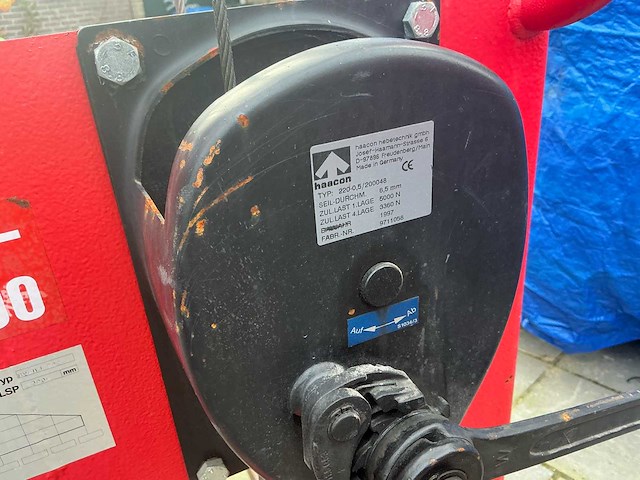 1997 faba hy-hw500s materiaallift - afbeelding 5 van  7