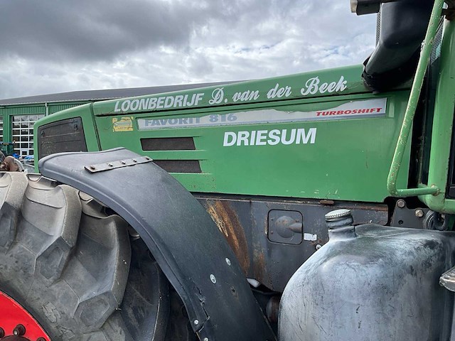 1997 fendt 816 turboshift vierwielaangedreven landbouwtractor - afbeelding 11 van  31