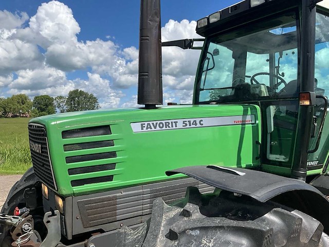 1997 fendt favorit 514c turboshift vierwielaangedreven landbouwtractor - afbeelding 8 van  43