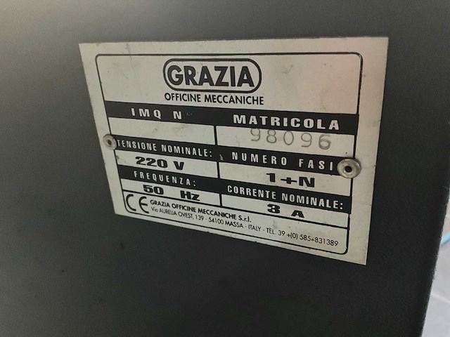 1997 grazia smt4-5 motorhefbrug 500kg - afbeelding 6 van  6