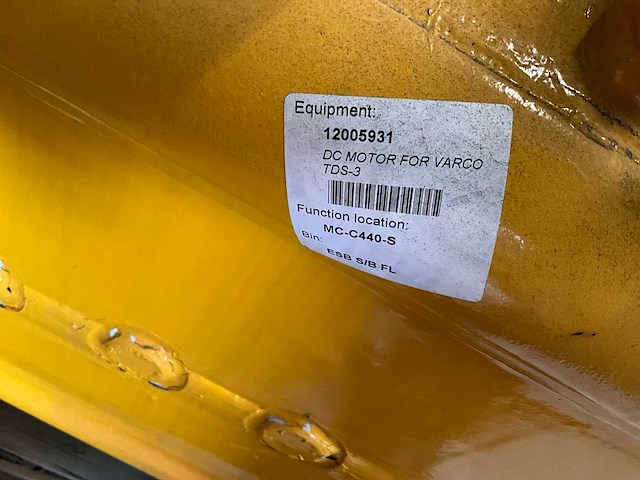 1997 gulf electroquip shunt 1000 pk gelijkstroommotor elektromotor - afbeelding 6 van  7