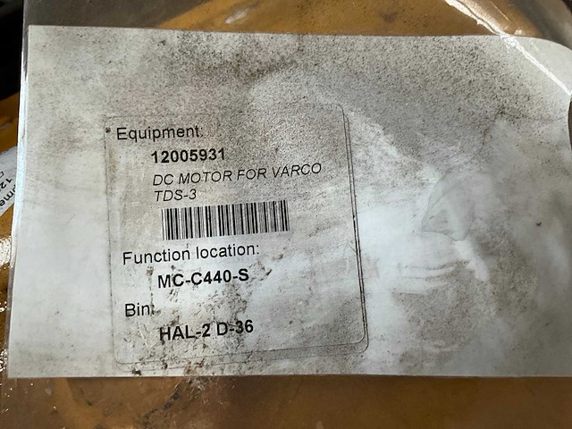 1997 gulf electroquip shunt 1000 pk gelijkstroommotor elektromotor - afbeelding 7 van  7