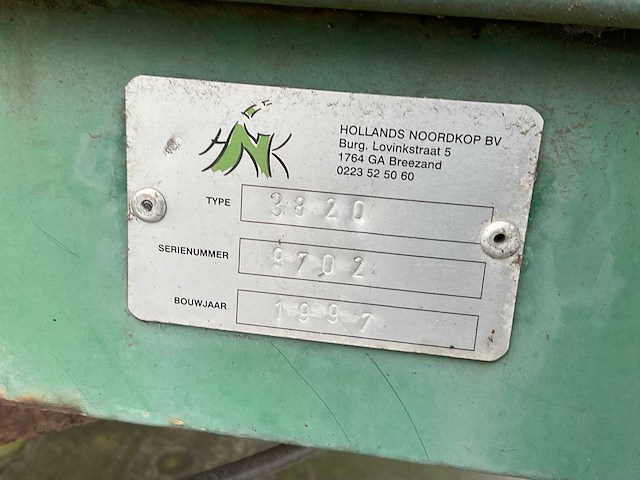 1997 hollands noordkop 3820 platte wagen - afbeelding 2 van  10