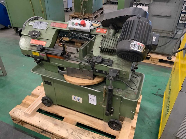 1997 huvema hu-712bs beugelzaagmachine - afbeelding 1 van  4