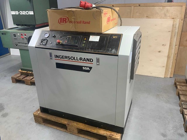 1997 ingersollrand ssr m11 schroefcompressor - afbeelding 1 van  6