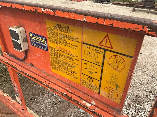 1997 jlg 2033-e schaar hoogwerker - afbeelding 6 van  16