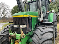 1997 john deere 7610 vierwielaangedreven landbouwtractor met voorlader - afbeelding 6 van  40