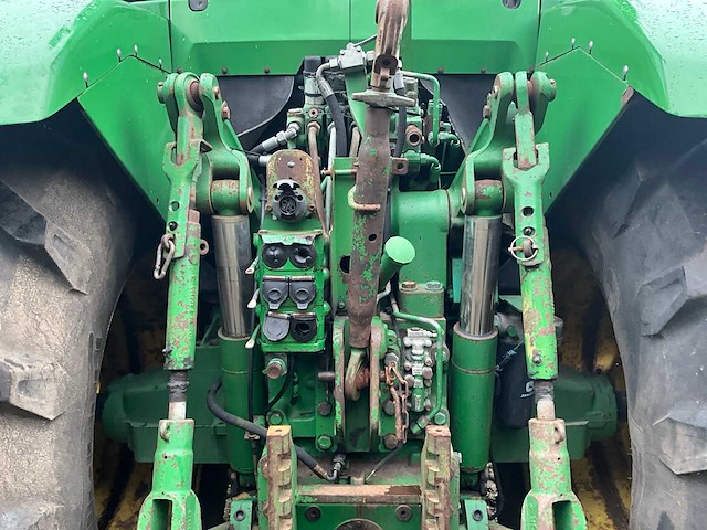 1997 john deere 7610 vierwielaangedreven landbouwtractor met voorlader - afbeelding 10 van  40