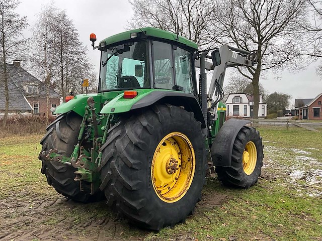 1997 john deere 7610 vierwielaangedreven landbouwtractor met voorlader - afbeelding 37 van  40