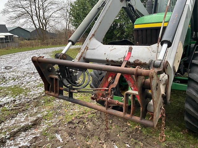 1997 john deere 7610 vierwielaangedreven landbouwtractor met voorlader - afbeelding 39 van  40