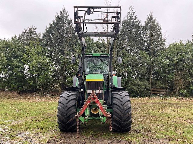 1997 john deere 7610 vierwielaangedreven landbouwtractor met voorlader - afbeelding 3 van  40