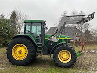1997 john deere 7610 vierwielaangedreven landbouwtractor met voorlader - afbeelding 5 van  40