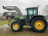 1997 john deere 7610 vierwielaangedreven landbouwtractor met voorlader - afbeelding 9 van  40